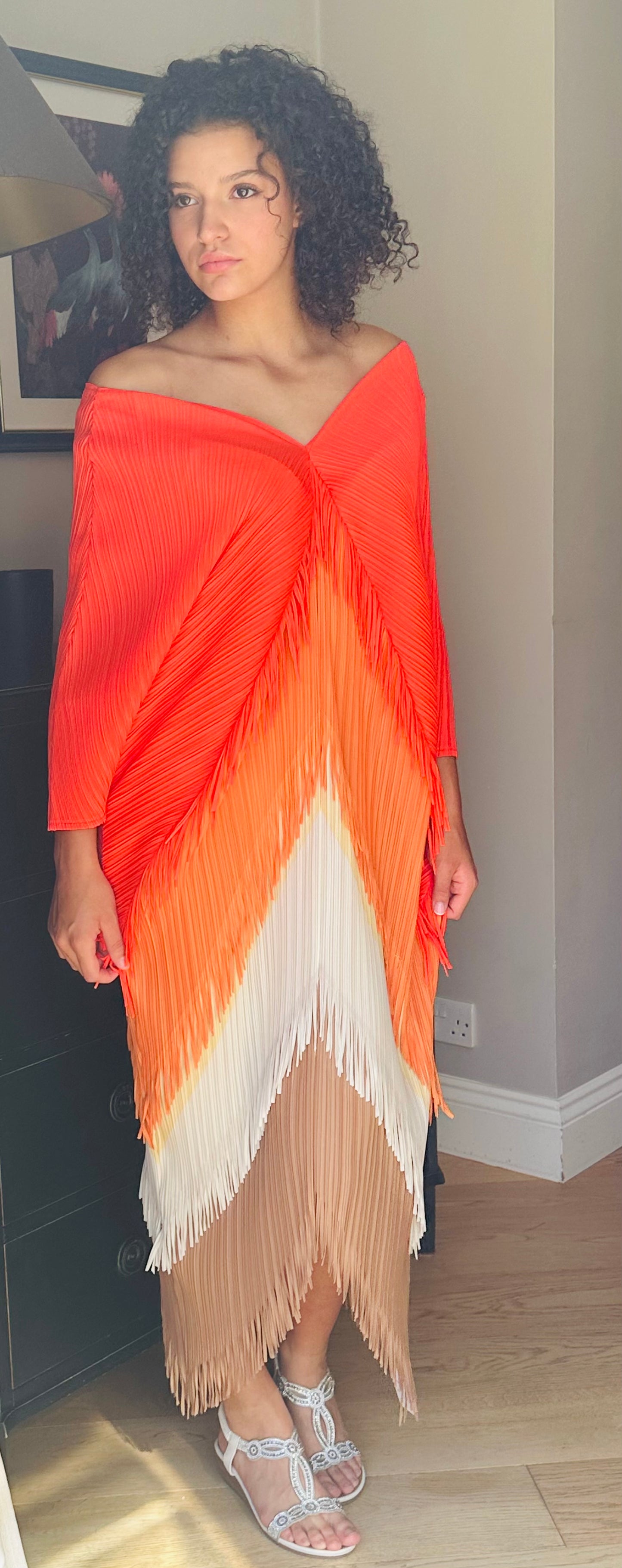 Layered Frill Kaftan